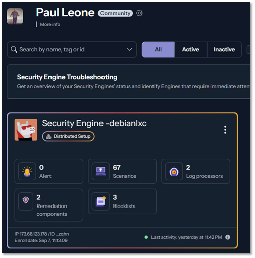 CrowdSec Configuration