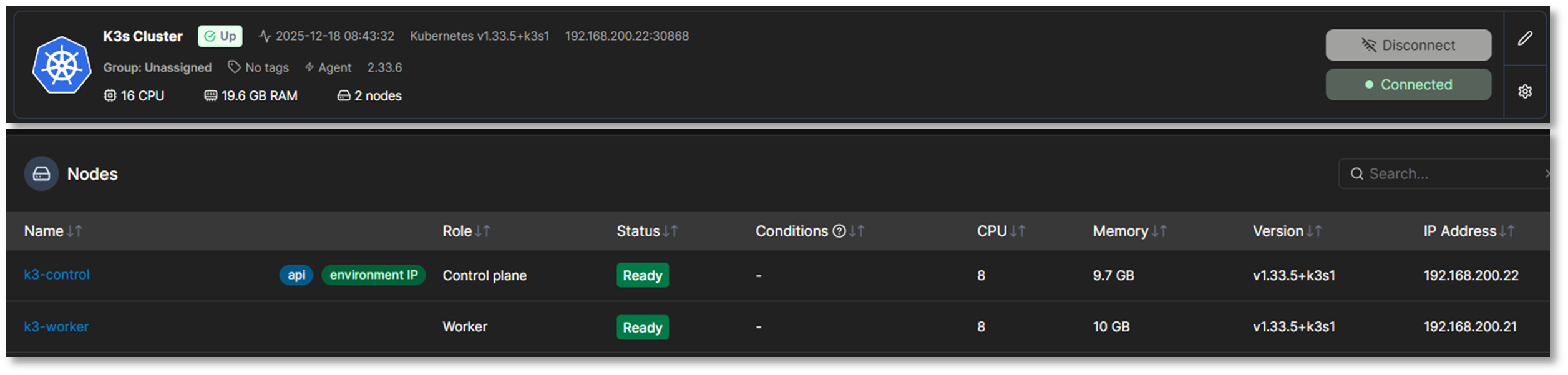 K3s Node COnfiguration
