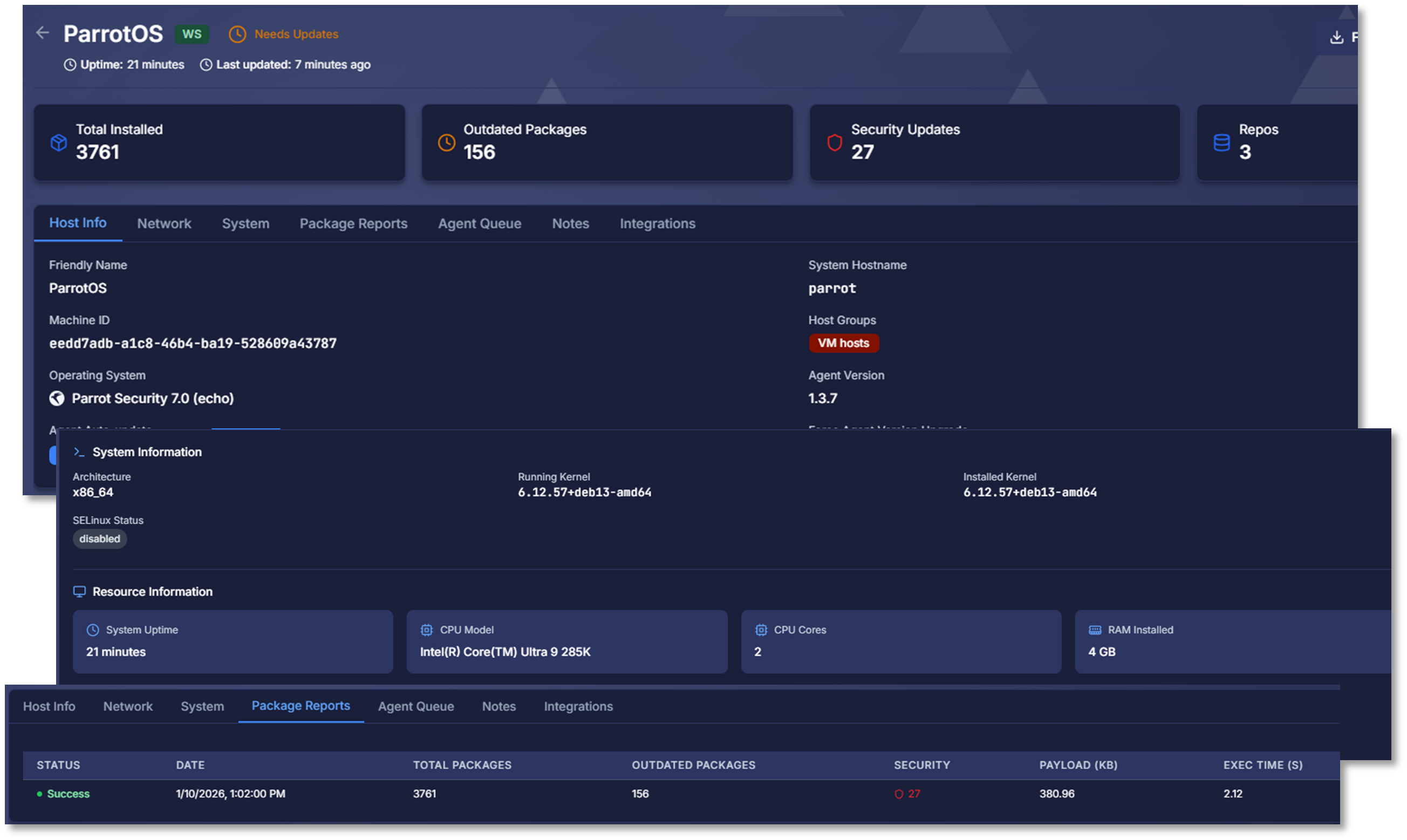 PatchMon Parrot Initial 1